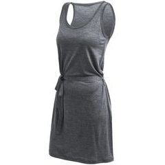 SENSOR MERINO LITE šaty bez rukávu anthracite gray