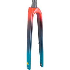 TREK Fork Rigid Trek Boone 6 330mm, 45mm Radio Red/Navy/Teal Fade