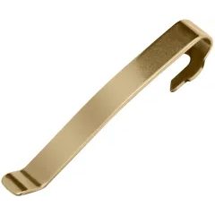 LEATHERMAN QUICK-RELEASE ENGRAVABLE POCKET CLIP PVD Brass