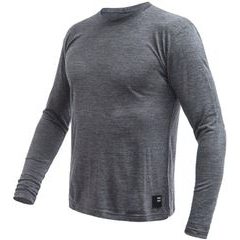 SENSOR MERINO LITE pánské triko dl.rukáv anthracite gray