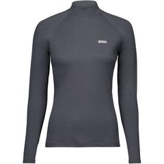 POC W's Layer Merino Mock Neck Jersey Sylvanite Grey
