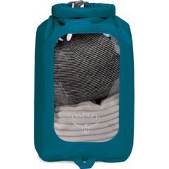 OSPREY DRY SACK 6 W/WINDOW, waterfront blue