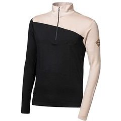 SENSOR MERINO EXTREME UP pánská mikina dl.rukáv zip černá/almond beige