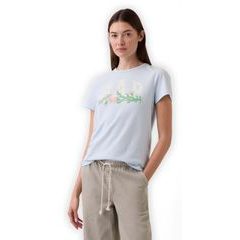 GAP 887734-01 Tričko s logem Modrá