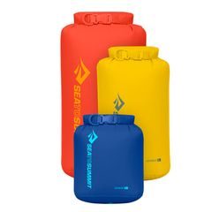 SEA TO SUMMIT Lightweight Dry Bag Set 3, 5, 8L Surf the Web, Sulphur, Spicy Orange