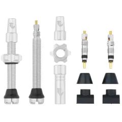 WOLF TOOTH Tubeless Valve Stem Kit 44mm raw silver