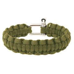 HIGHLANDER Paracord - kovová spona olivový
