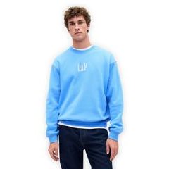 GAP 873445-01 Oversize mikina VintageSoft Modrá