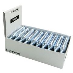 LEZYNE 25G BOX SILVER/ W/B STICKER (30ks bombiček)