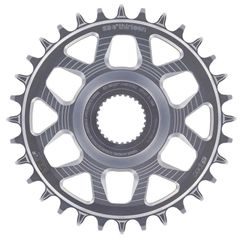 E*THIRTEEN Helix Race e*spec | Chainring | 32T | Bosch SX / Gen4 CX Direct Mount | 15mm Offset | Shimano/SRAM 11/12s Chain Compatible | Silver