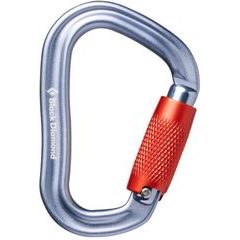 BLACK DIAMOND VAPORLOCK TWISTLOCK CARABINER Gray