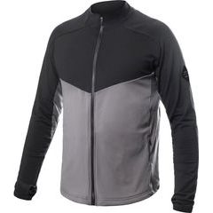 SENSOR COOLMAX THERMO pánská mikina celozip steel gray/černá