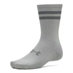 UNDER ARMOUR Essential 6pk Crew-GRY