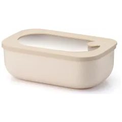 GUZZINI Nízká obdélníková krabička na potraviny 900CC ECO STORE&MORE, bílá