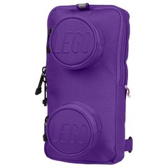LEGO BAGS Brick 1x2 Sling Bag 2,5 tmavě fialový