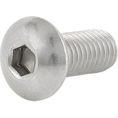 TREK M5x0.8x12mm Button Head Cap Screw Silver