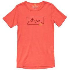 DEVOLD Active Outline Tee Kid Cayenne