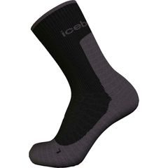 ICEBREAKER M Mer Hike+ Light Crew BLACK/OBSIDIAN