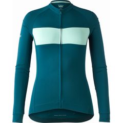 TREK Dámský dres s dlouhým rukávem Circuit LTD , zelená/modrozelená