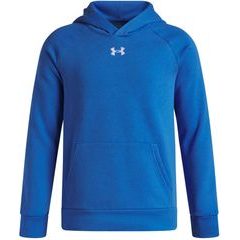 UNDER ARMOUR UA Rival Fleece Hoodie-BLU/WHT