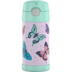 THERMOS Dětská termoska s brčkem 355 ml motýl