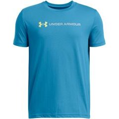 UNDER ARMOUR UA B LOGO WORDMARK SS, modrá