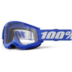 100% STRATA 2 Goggle Blue - Clear Lens