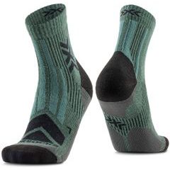 X-BIONIC X-SOCKS HIKE PERFORM MERINO ANKLE DARK SAGE/BLACK