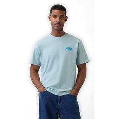 GAP 889562-00 Tričko s logem Everyday Soft Modrá