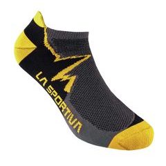 LA SPORTIVA Climbing Socks, Carbon/Yellow