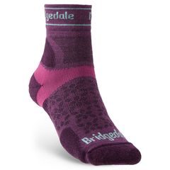 BRIDGEDALE Trail Run UL T2 MS 3/4 Crew Women's, damson