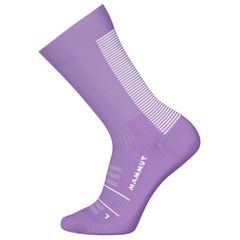 MAMMUT Trail Running Targeted Cushion Crew Socks Lavandin-White
