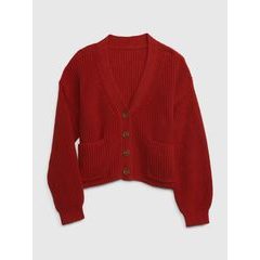 GAP 743343-01 Dětský kardigan na zapínání Červená