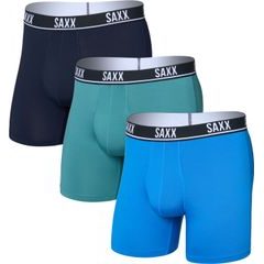 SAXX ESSENTIAL PERF MSH BB F 3PK, blue/teal/maritime