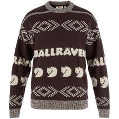 FJÄLLRÄVEN Fjällräven Jacquard Knit W Black Oak-Light Beige