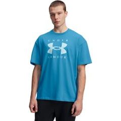 UNDER ARMOUR UA M HW OS Branded SS modrá