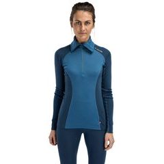 ACLIMA WarmWool Polo W's Blue Fusion/Midnight Navy