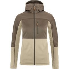 FJÄLLRÄVEN Abisko Trail Fleece W Fossil-Suede Brown