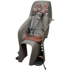URBAN IKI Zadní sedačka na kolo U-me Easyfix Suzume Grey/Kuriiro Brown