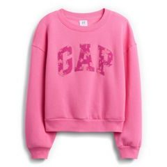 GAP 797737-02 Dětská oversize mikina Růžová