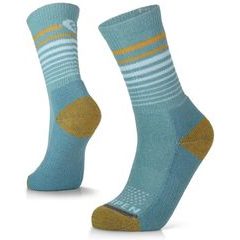 LORPEN WOOL HIKE MIDWEIGHT CREW KIDS, SMOKE BLUE