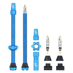 WOLF TOOTH Tubeless Valve Stem Kit 80mm modrá