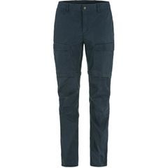 FJÄLLRÄVEN Abisko Hybrid Trail Trs Zip-off W Navy