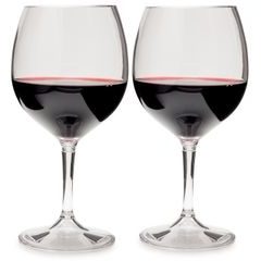 GSI OUTDOORS Nesting Red Wine Glass Set