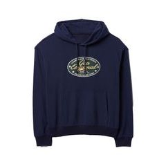 GAP Oversize mikina s logem Americana Tmavě modrá