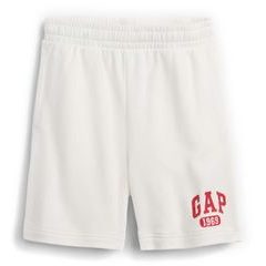 GAP 887251-02 Dětské kraťasy s logem Bílá