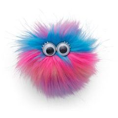 ERGOBAG Fluffy Klettie - Pink-Blue