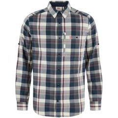 FJÄLLRÄVEN Fjällglim Regular Shirt M Dark Navy-Chalk White