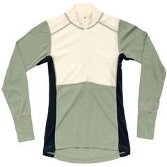 DEVOLD Lauparen Merino 190 Zip Neck Wmn Raw White/Fog/Ink
