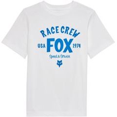 FOX Yth Slogan Ss Tee Optic White